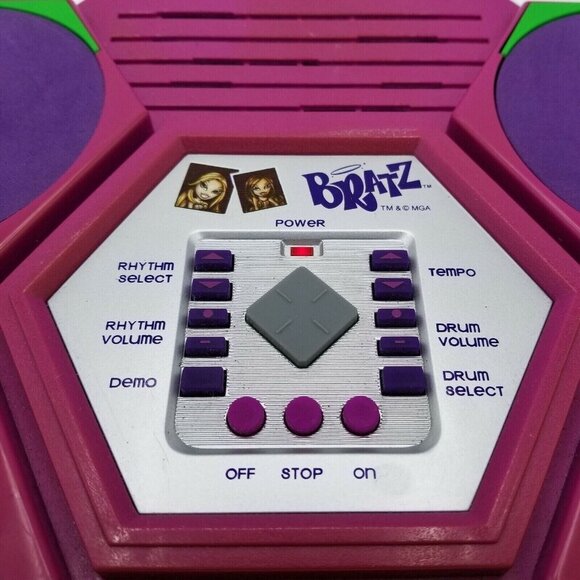 Rare Passion 4 Fashion Electronic 8-Pad Drum Set Bratz 2006 Working Tested - Picture 6 of 7